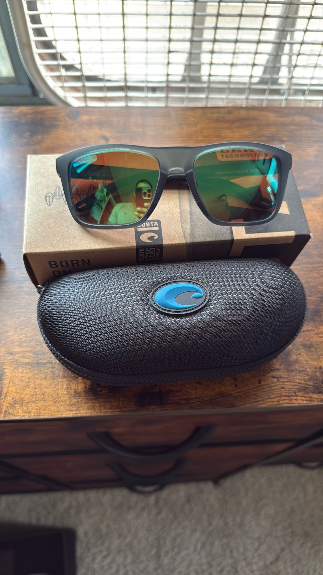 Costa Del Mar Mainsail Green Mirror Polarized Lens