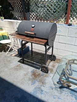 Grill and smoker used