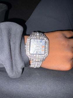Vvs Cartier moissanite watch