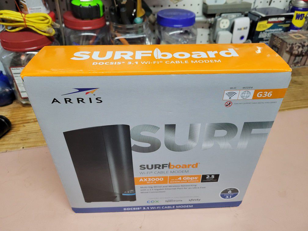 Arris SURFBOARD G36 Docsis 3.1 Cable Modem