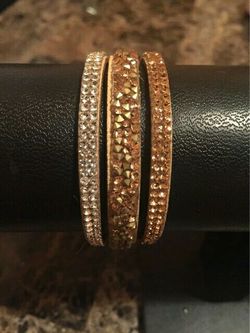 Swarovski style crystal bracelet