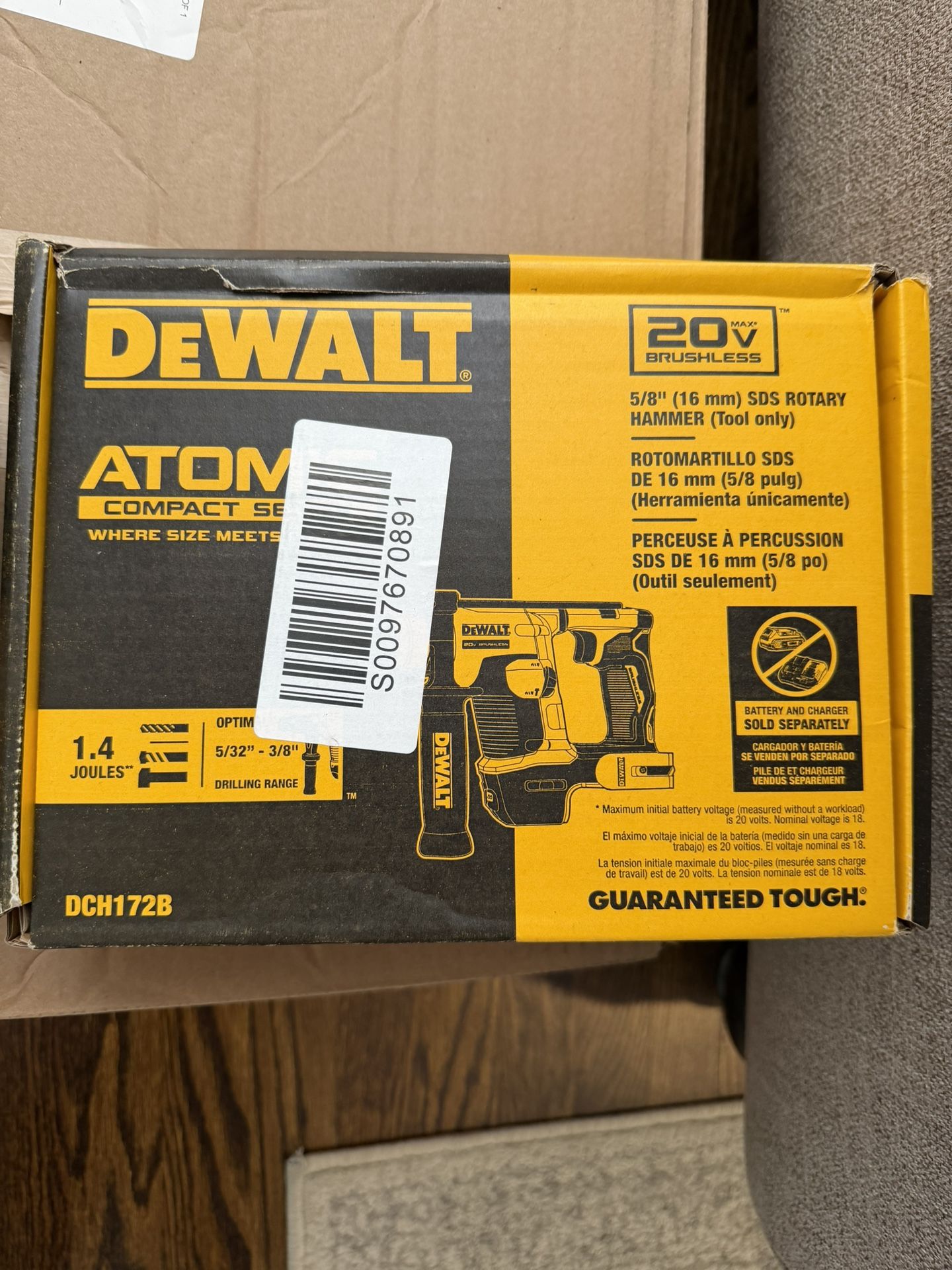 Dewalt Ultra-Compact 5/8 in. SDS Plus Hammer Drill (Tool Only)