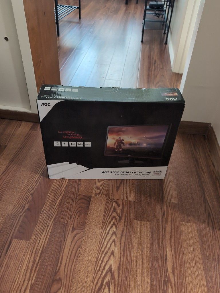 Gaming Monitor AOC 21.5" 75hz 1ms Response Time