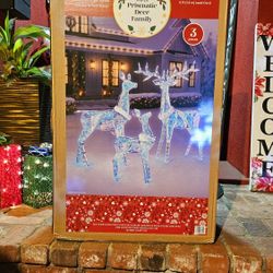 Brand New Prismatic Reindeer Set 