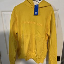 Adidas X Humanrace Hoodie Size L Yellow