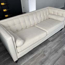 Beige Loveseat Couch