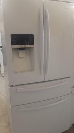 Samsung 4-Door  White Counter Depth Refrigerator
