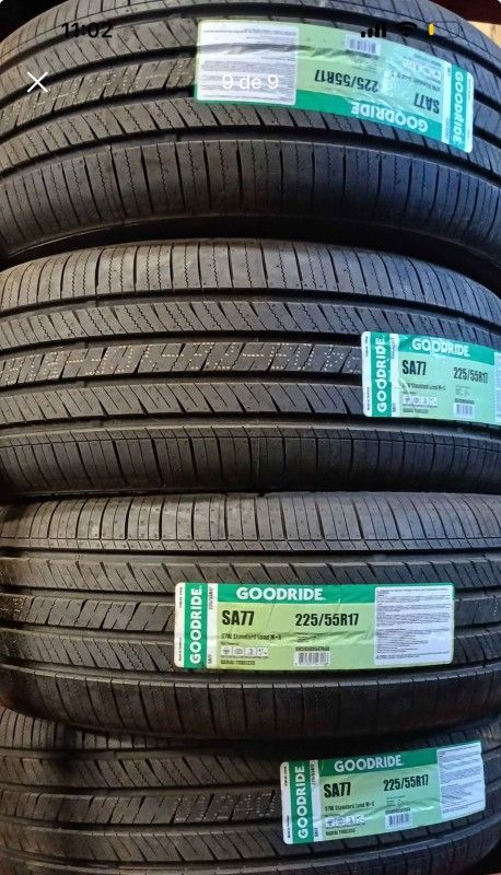 225 55 17 Llantas Nuevas
