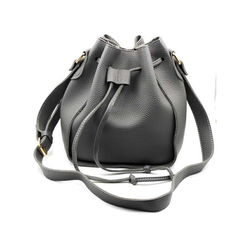 Fashion buckets leather handbags