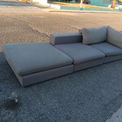 /////BEST OFFER////// 3 Piece Sectional  Gray Sofa Couch-DELIVERY AVAILABLE!!!!!