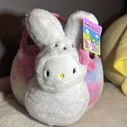 Hello kitty peeps Easter basket