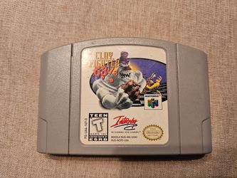 Nintendo 64 Clay Fighter 63 1/3 game cartridge