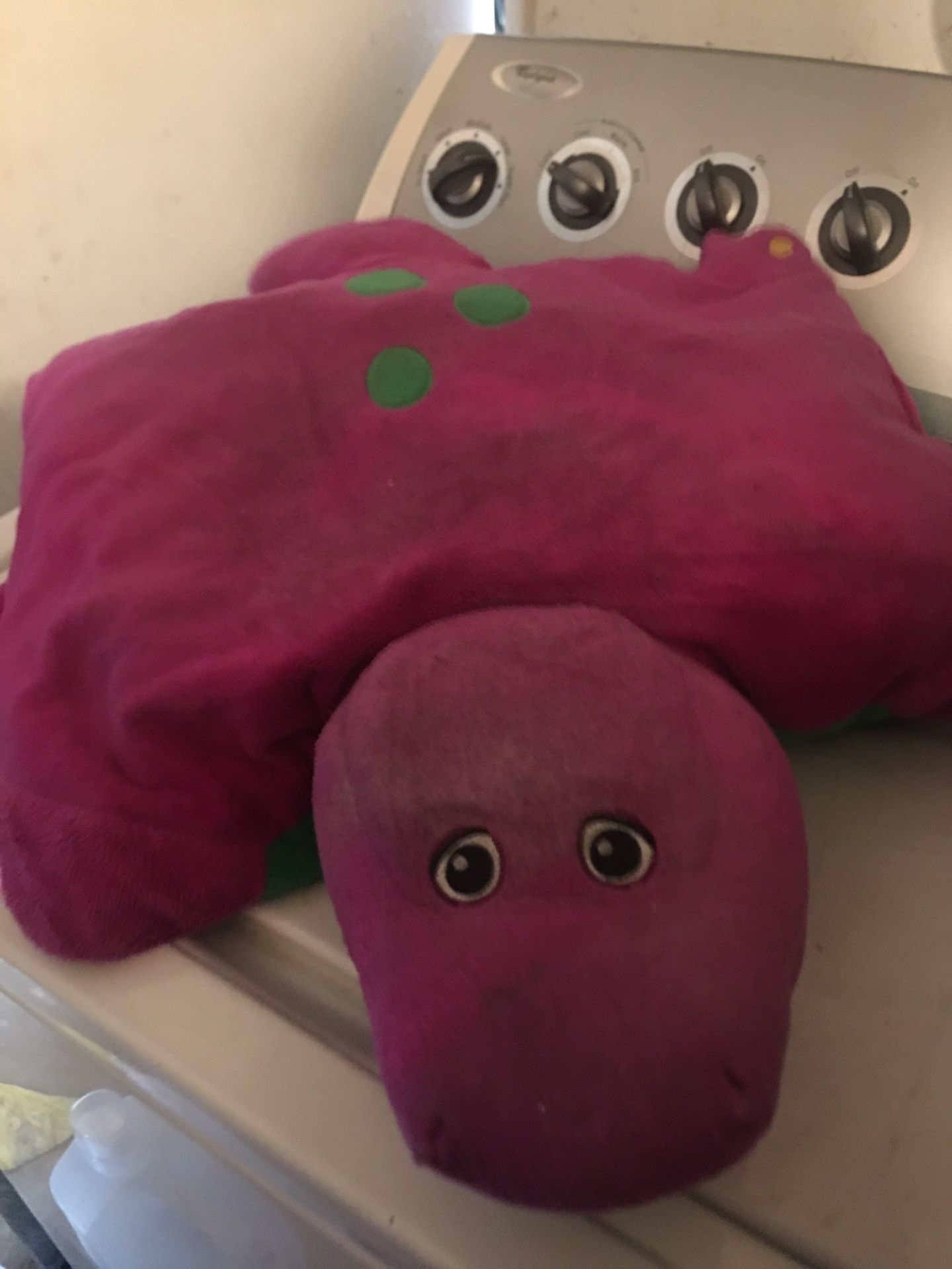 Barney pillow pet