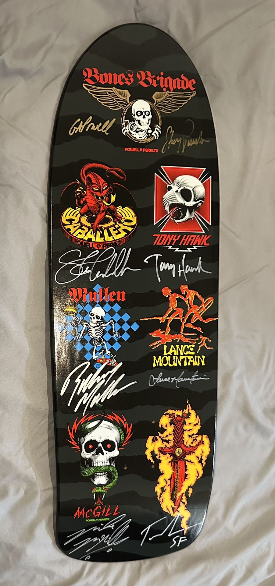 2023 - SIGNED - Bones Brigade Experience Deck - Tony Hawk, Powell Peralta - RARE & 3 Rare Shirts