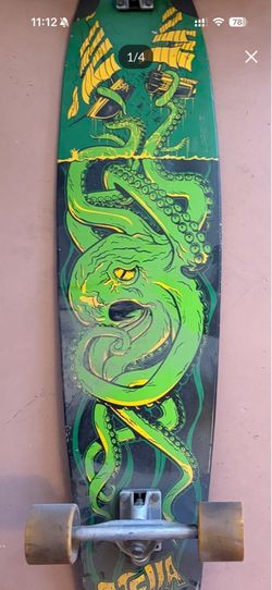 Stella Octo 42” Kicktail Longboard Skateboard