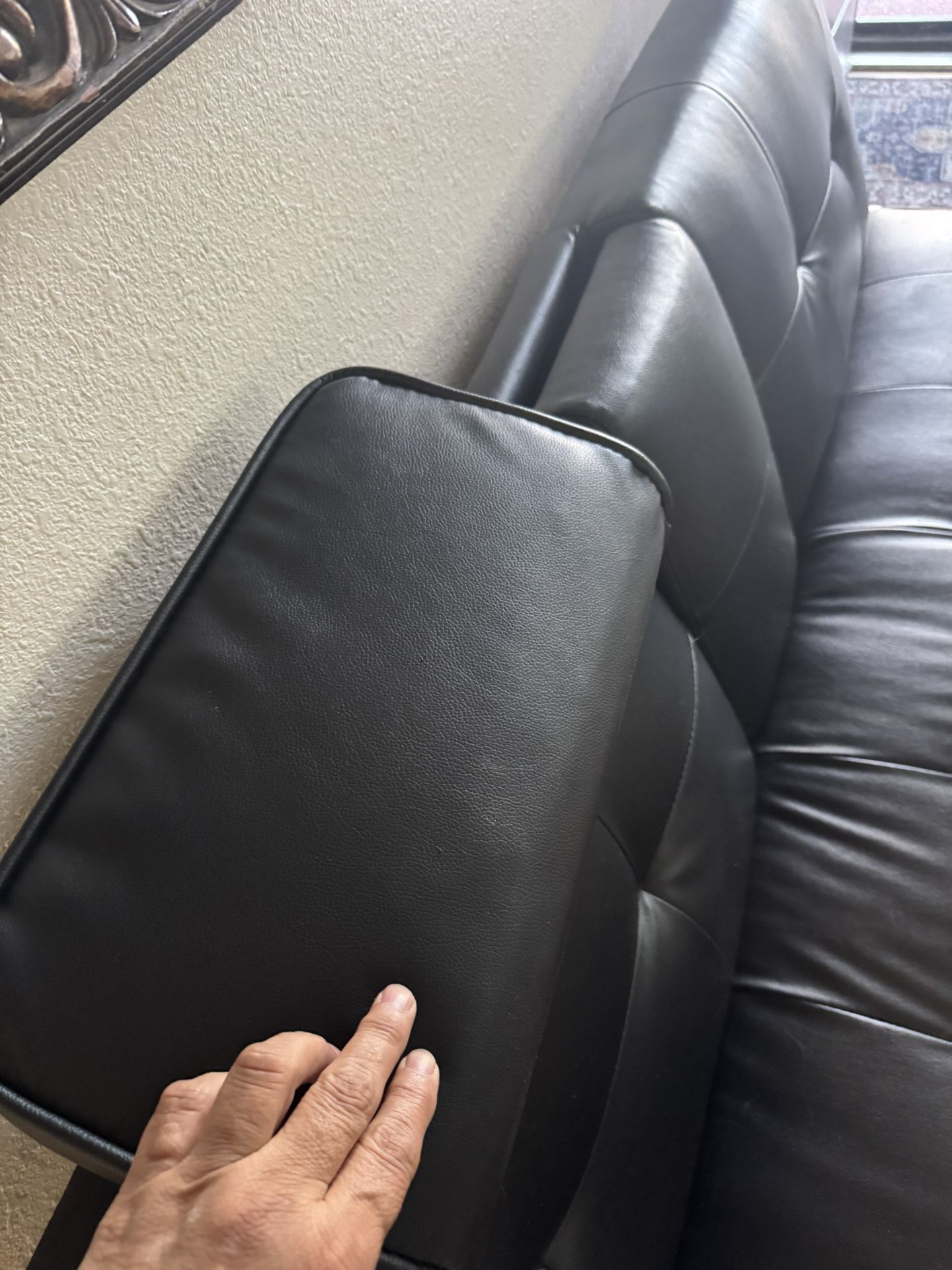 I Have A Black Leather Loveseat And Bed