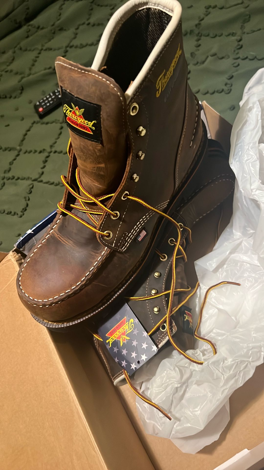 Brand New Steel Toe 9.5 Thorogood Crazy Horse