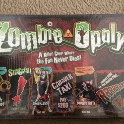 Zombie-opoly (like Monopoly) Brand New Board Game 
