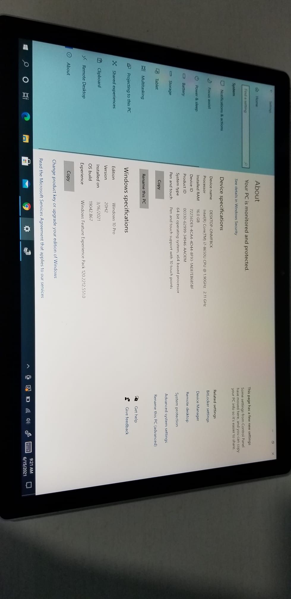 i7 Microsoft processor i7 Surface Book 2 13” 16mb