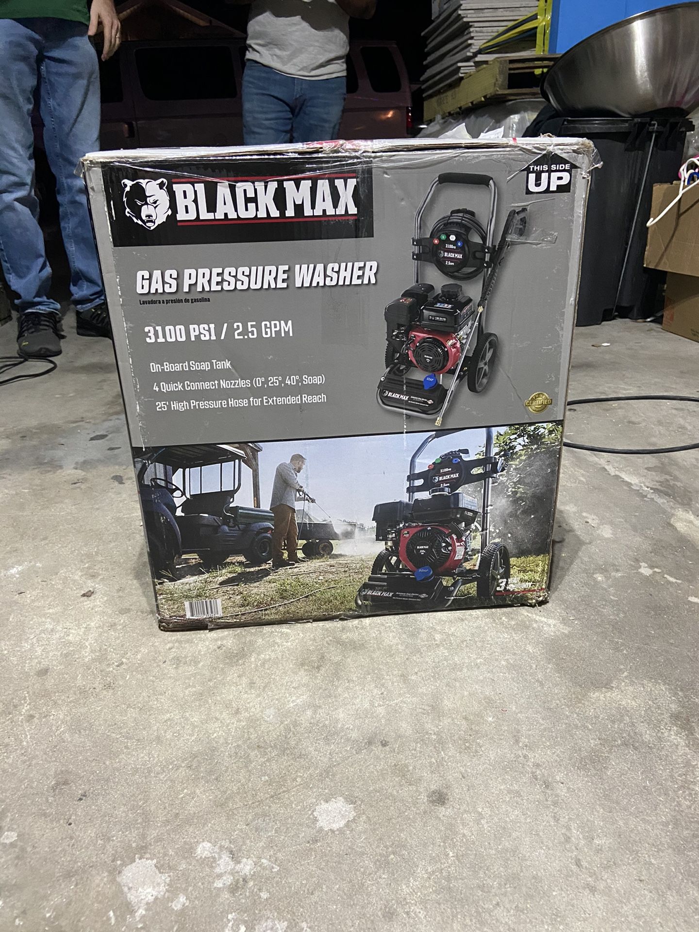 Black Max 3100 PSI Gas Pressure Washer, 212cc OHV Engine for Sale in FL