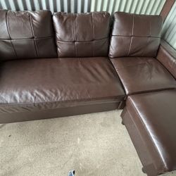 Leather Couch 