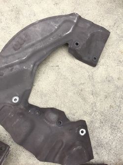 BMW dust shields brake shields
