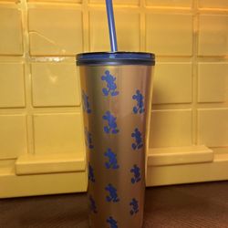 Disney Gold Mickey Cup Tumbler 