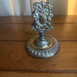 Antique Baroque Brass Matchbox Holder