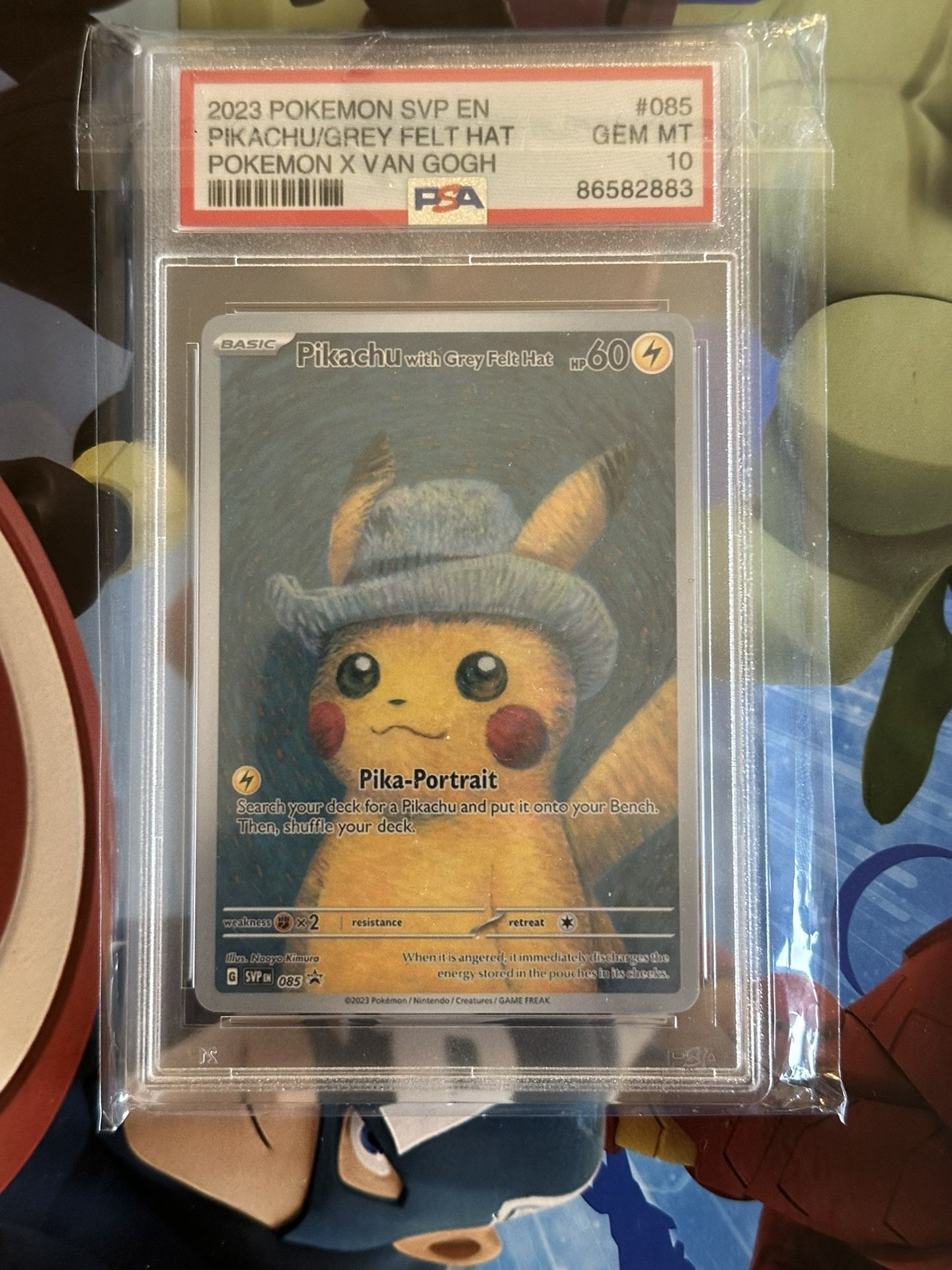 Pokemon Pikachu Van Gogh Promo Card PSA 10