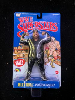Wwe LJN Jelly Roll figure hard to find