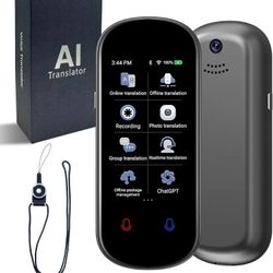 AI  Languages  Translator Device - 2 ways -  Voice & Video