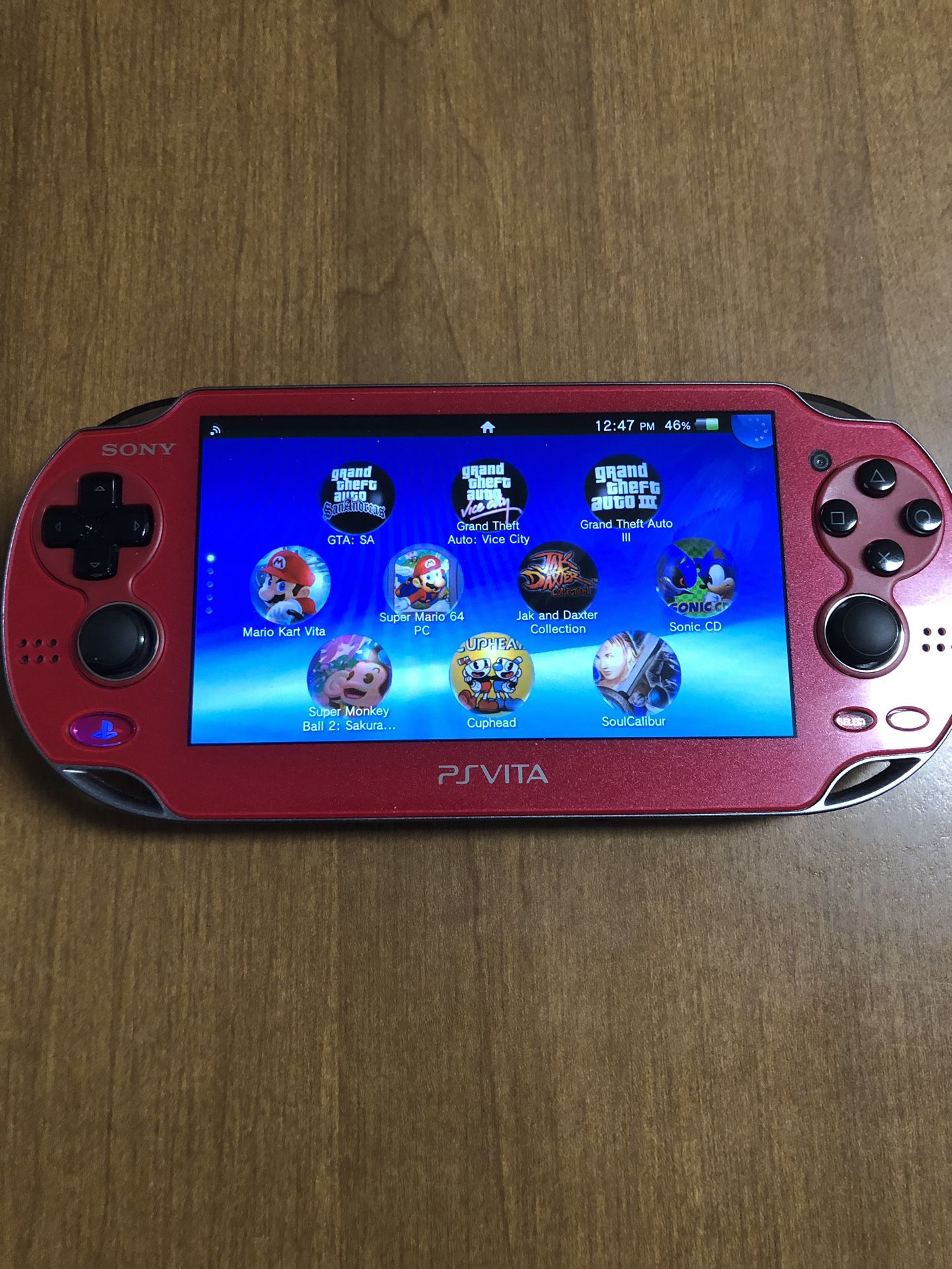 PS Vita 1000 Model Modded With 256gb SD Card And  Charger