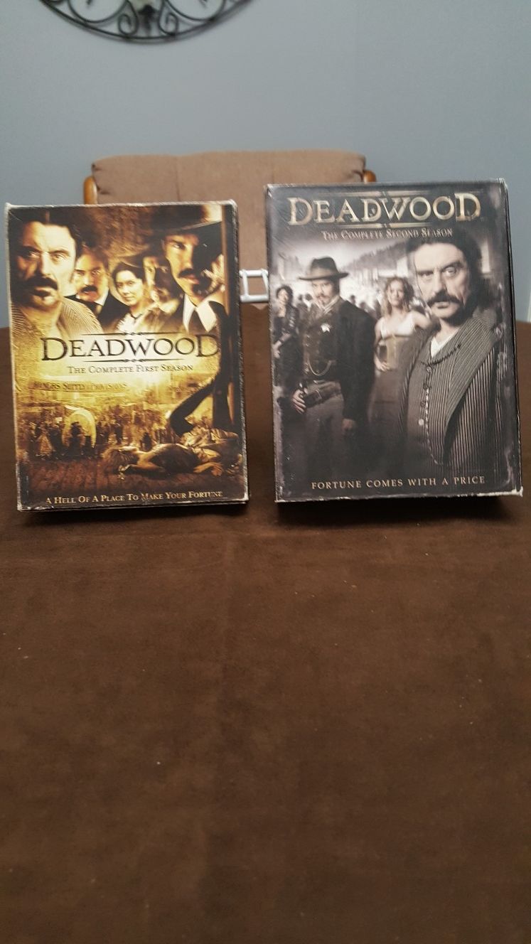 Deadwood DVD'S Season 1&2