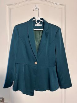 Women’s green blazer