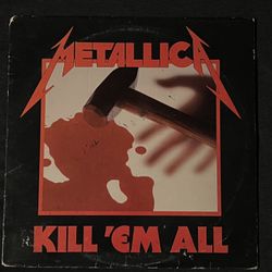 Metallica kill em all vinyl 1983 MRI 069 