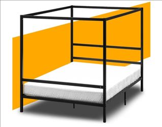 FULL METAL BED CANOPY FRAME