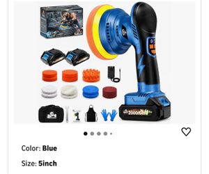 Cordless Dual Action Car Buffer Polisher