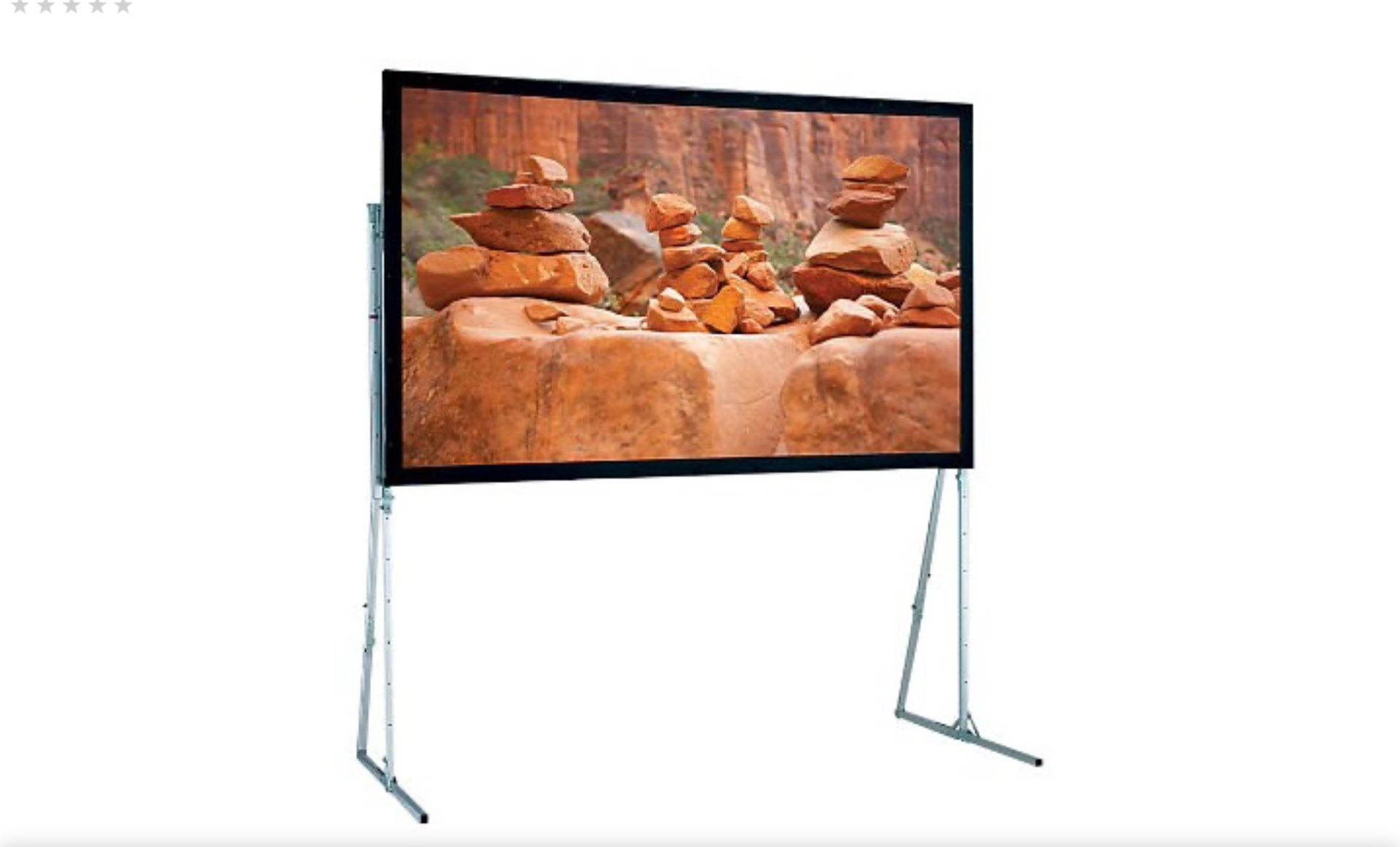 Draper Ultimate Folding 7.5’ X 10’ Screen Projection Screen W/H.D. Legs Used.