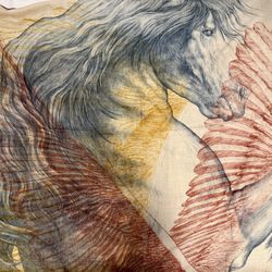 Hermes Les Ailes De Pegase 100 Scarf