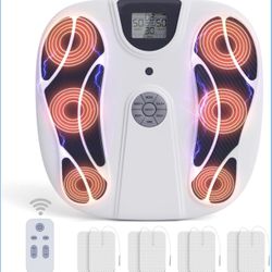 New-Electric EMS Foot Massager for Neuropathy – Rechargeable NMES Foot Stimulator with TENS Unit for Plantar Fasciitis Circulation Pain Relief, HSA, F