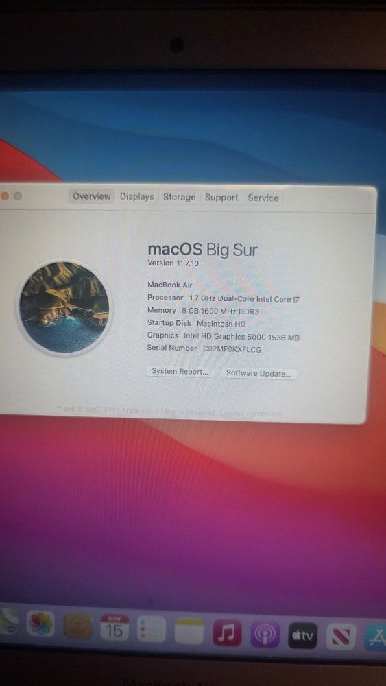 Macbook Air A1(contact info removed)