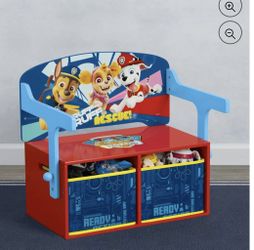 PAW Patrol 2-in-1 Activity Bench and Desk by Delta Children - Greenguard Gold Certified, Blue  Thumbnail