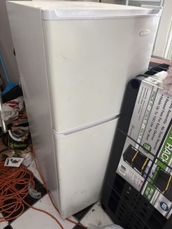 Medium Size White 2 Drawer Fridge