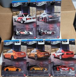 2026 Hot Wheels Silver Series Audi Complete Set 1-5