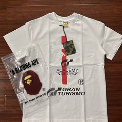 (Small) White Bape Tee