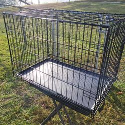 Midwest Dog Crate 30" long 19" wide 21" tall - Collapsible with tray