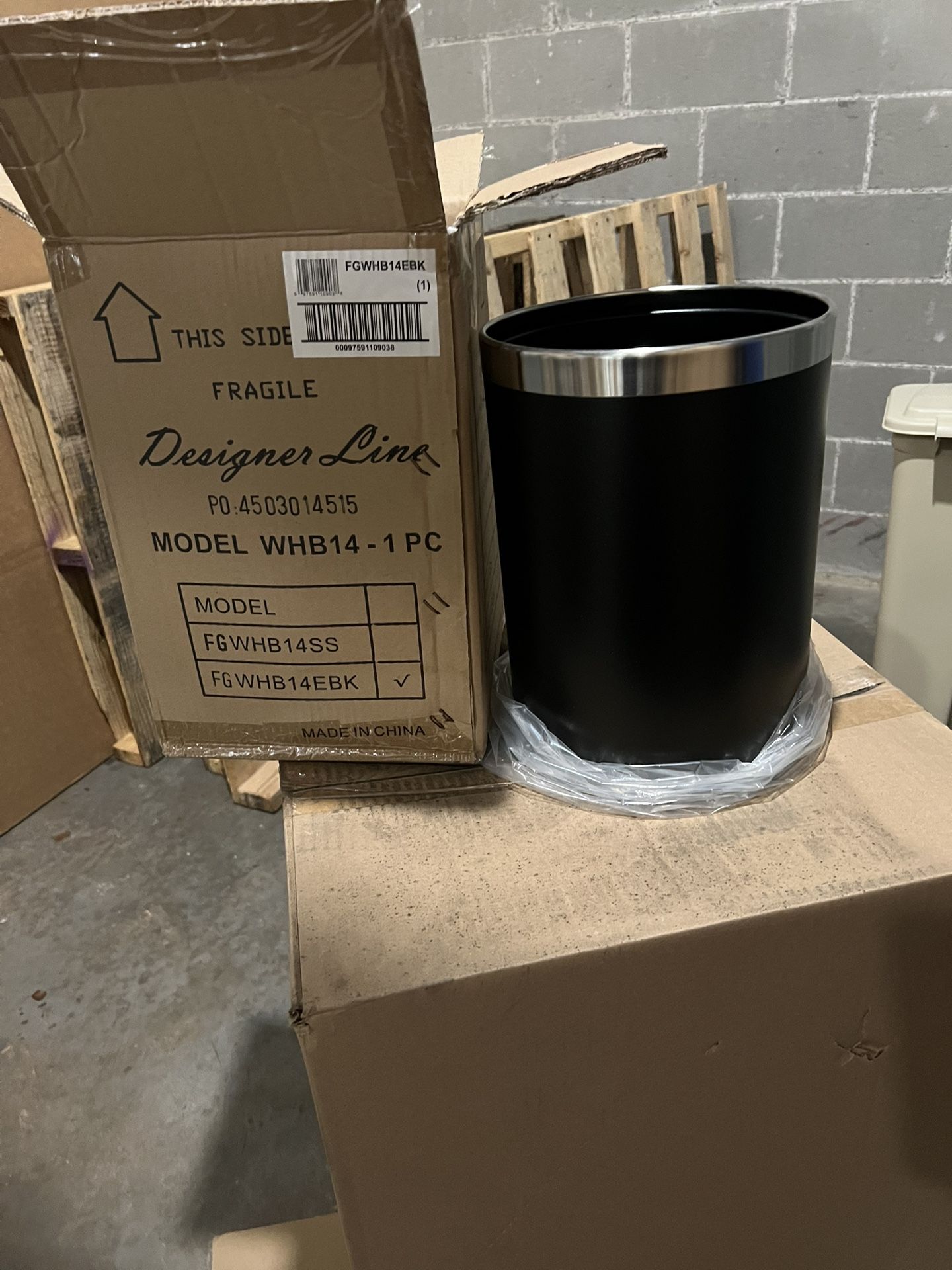 Metal Trash Can Heavy Duty