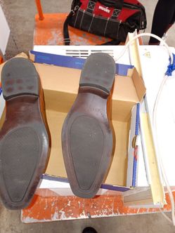 Men's Tan Leather Dress Shoes