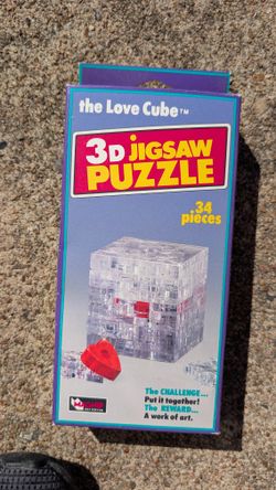 Vintage 3d Cube Puzzle