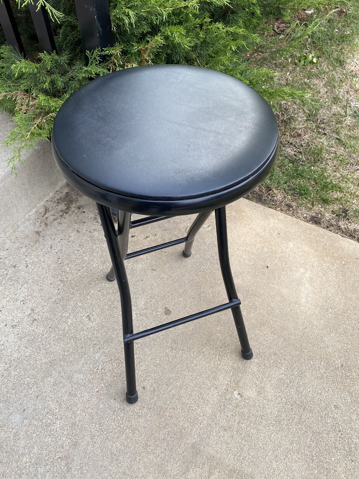 Stool Fold (Blue Vinyl Seat)